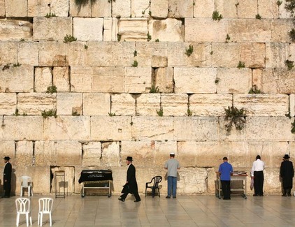 wailing wall of temple mount